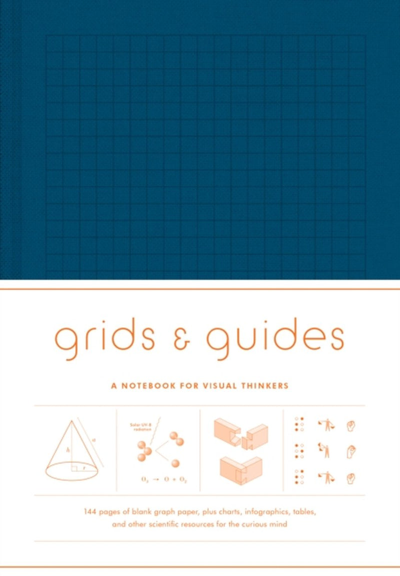Grids guides (navy): a notebook for visual thinkers