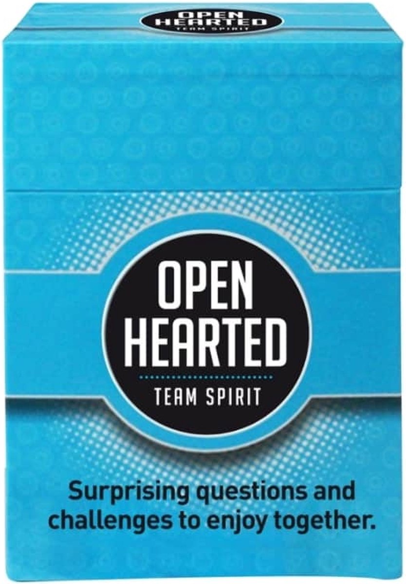 Open up! openhearted team spirit - engelstalige versie van openhartig team spirit - gespreksstarter