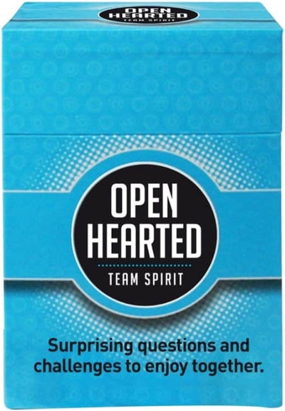 ¡Abrir! espíritu de equipo de corazón abierto - versión en inglés de espíritu de equipo de corazón abierto - iniciador de conversación
