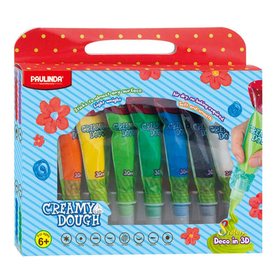 Juego de inicio de masa cremosa Paulinda, 8x30ml