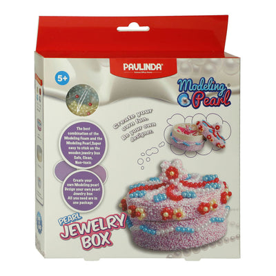 Paulinda Modelado de la caja de joyero de perlas Decorar flor