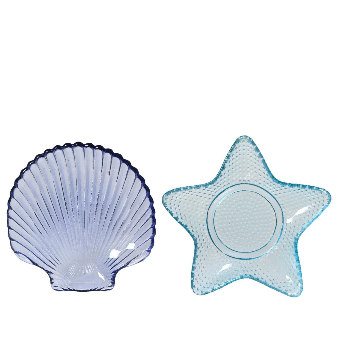Placa Decoris cristal ø14cm concha o estrella
