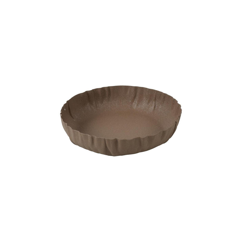 Country field cuenco campestre dusan marrón metal ø20x4,5cm