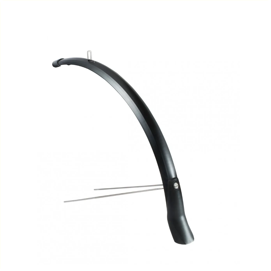 Snello Fender anteriore 28 pollici 46 mm opaco nero