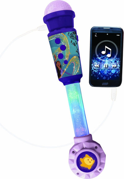 Lexibook wish microphone with light tube, speaker (aux input), melodies and sound effects