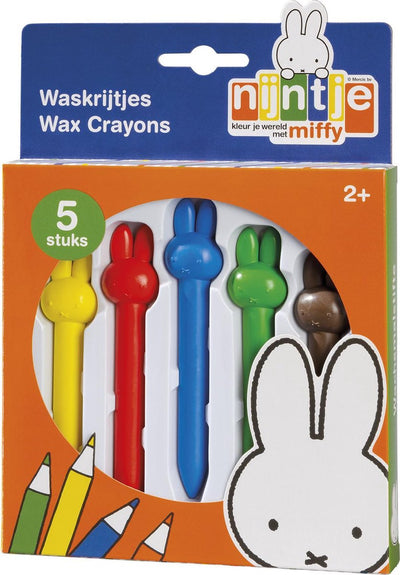 Miffy Wax Crayons, 5st.
