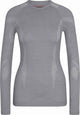Falke wool-tech longsleeve sneldrogend wol functioneel functioneel shirt met lange mouwen dames grijs - maat l