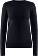 Maglia termica da donna Craft Core Dry Active Comfort LS W - nera