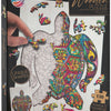 Creative Craft Group Wooden Jigsaw Puzzle Turtle, 130 °.