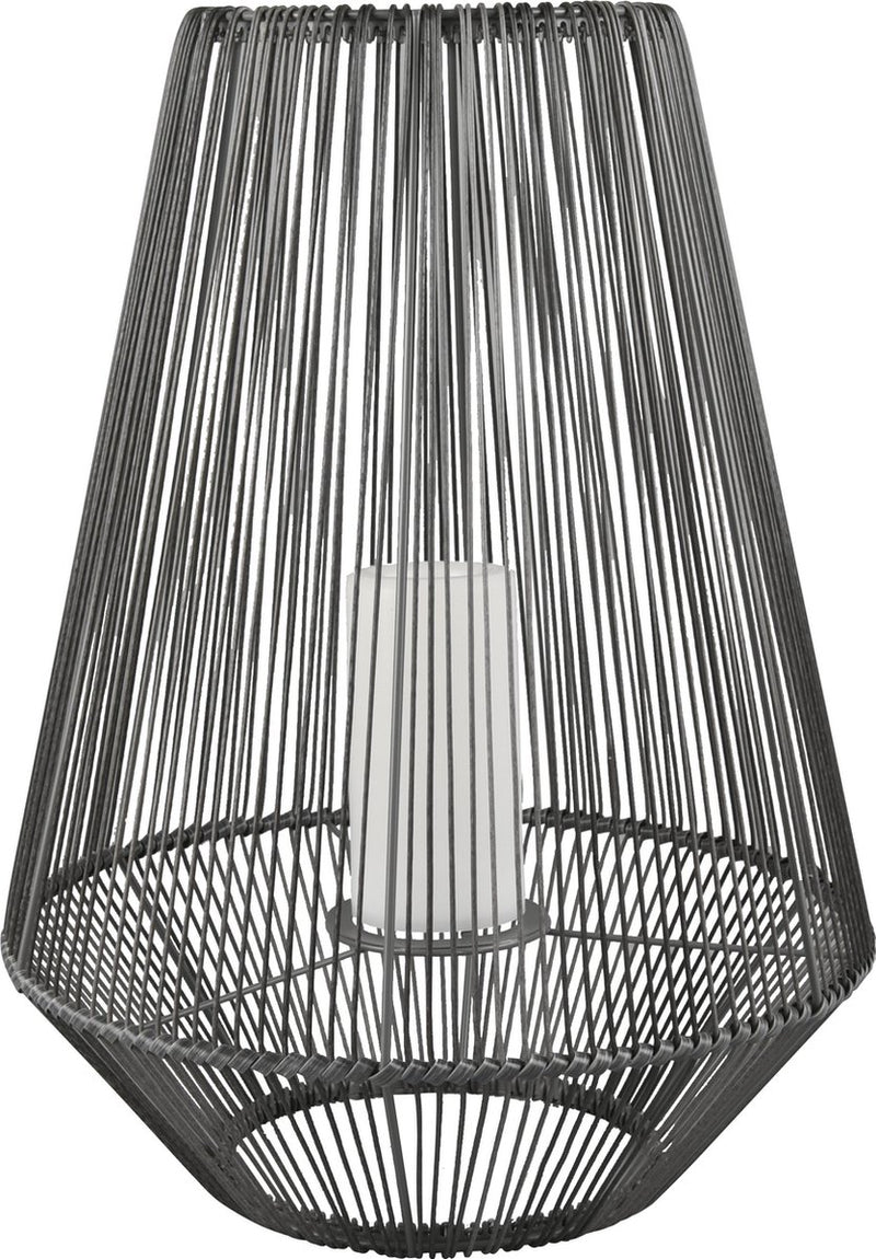 Rl vive tu luz realidad mineros - lámpara de mesa - gris - incl. 1x smd 0.2w - solar - energía solar - inalámbrico - recargable - iluminación exterior - ip44