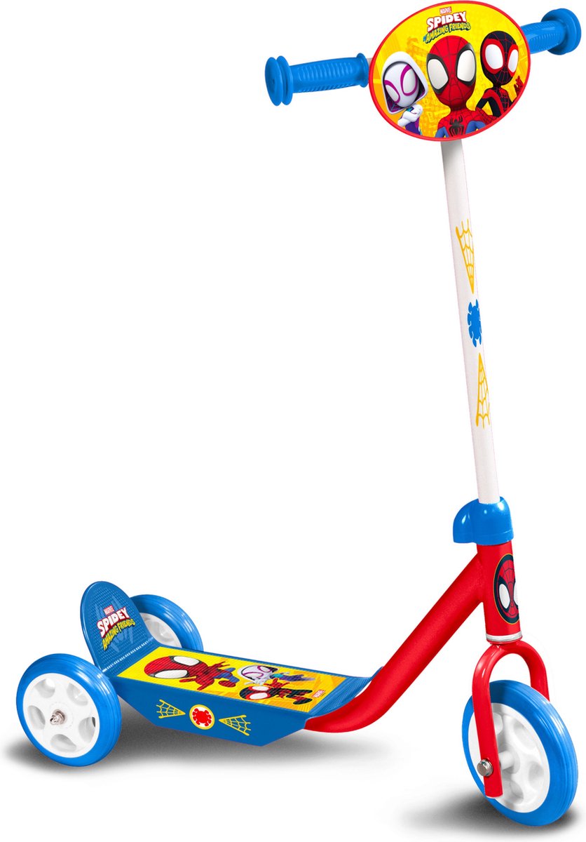 Paso de niños de 3 ruedas Spidey Junior Red Blue