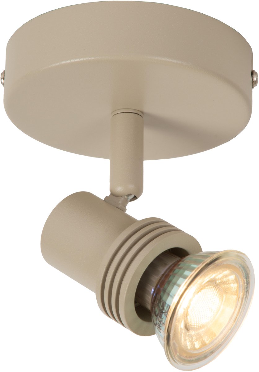 Lucide kianti - faretto da soffitto (lampada da soffitto) - ø 10 cm - 1xgu10 - tortora