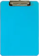 Portablocco senza marchio maul A4 ritratto trasparente blu neon - 1 pezzo