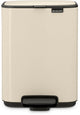 Brabantia bo pedaalemmer - 4 liter - badkamer - soft beige