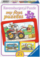 RAVENSBURGER - Trattore Excavator e ribaltature 3x6 pezzi 3x6