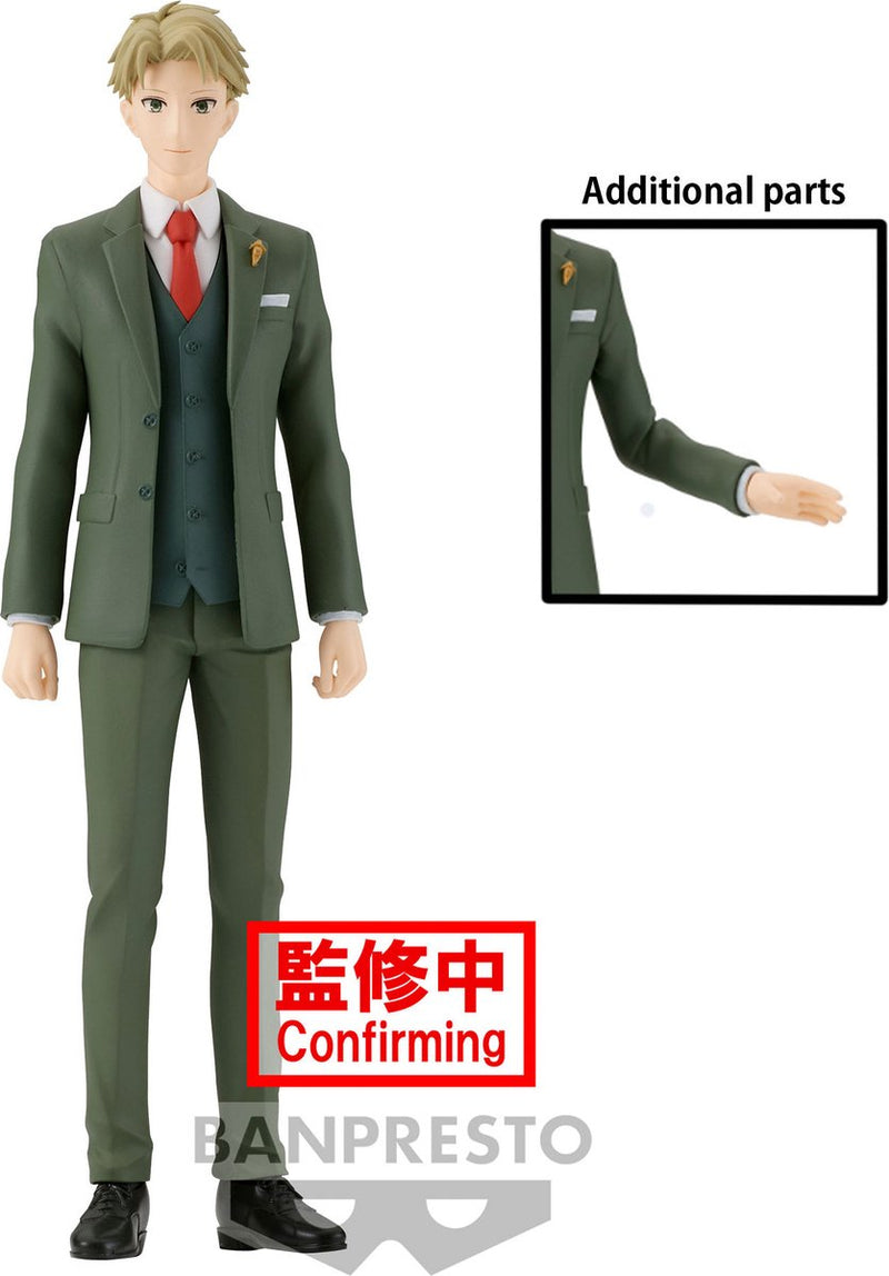 Banpresto co., ltd. spy x family - figura foto familiar - loid forger 18cm
