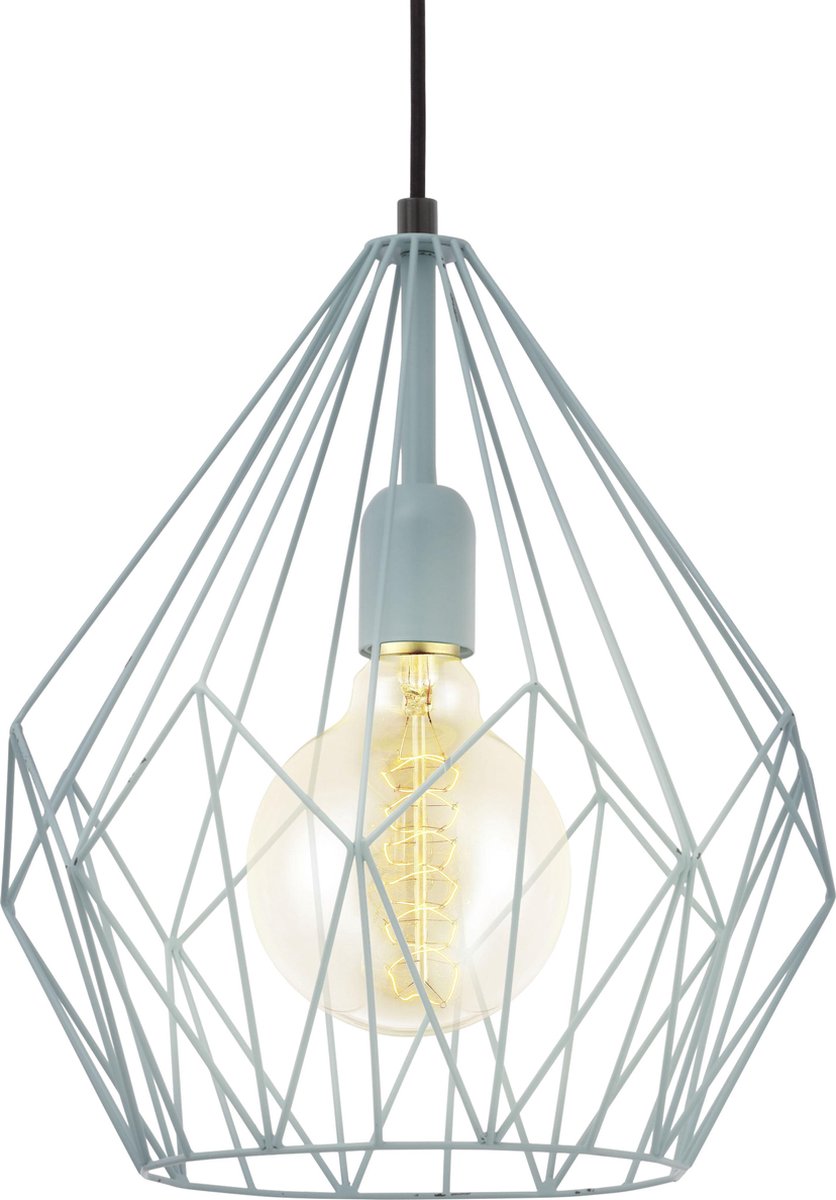 Eglo carlton hanglamp - e27 - ø 31 cm - munt