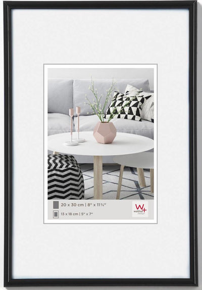 Walther galeria - cornice in plastica - misura foto 30x45 cm - nera
