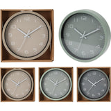 Home styling wandklok ø20cm 3 assorti wandklok ø20cm groen grijs of taupe - afbeelding 1