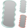 Home styling spiegel wave 55x30x2,5cm