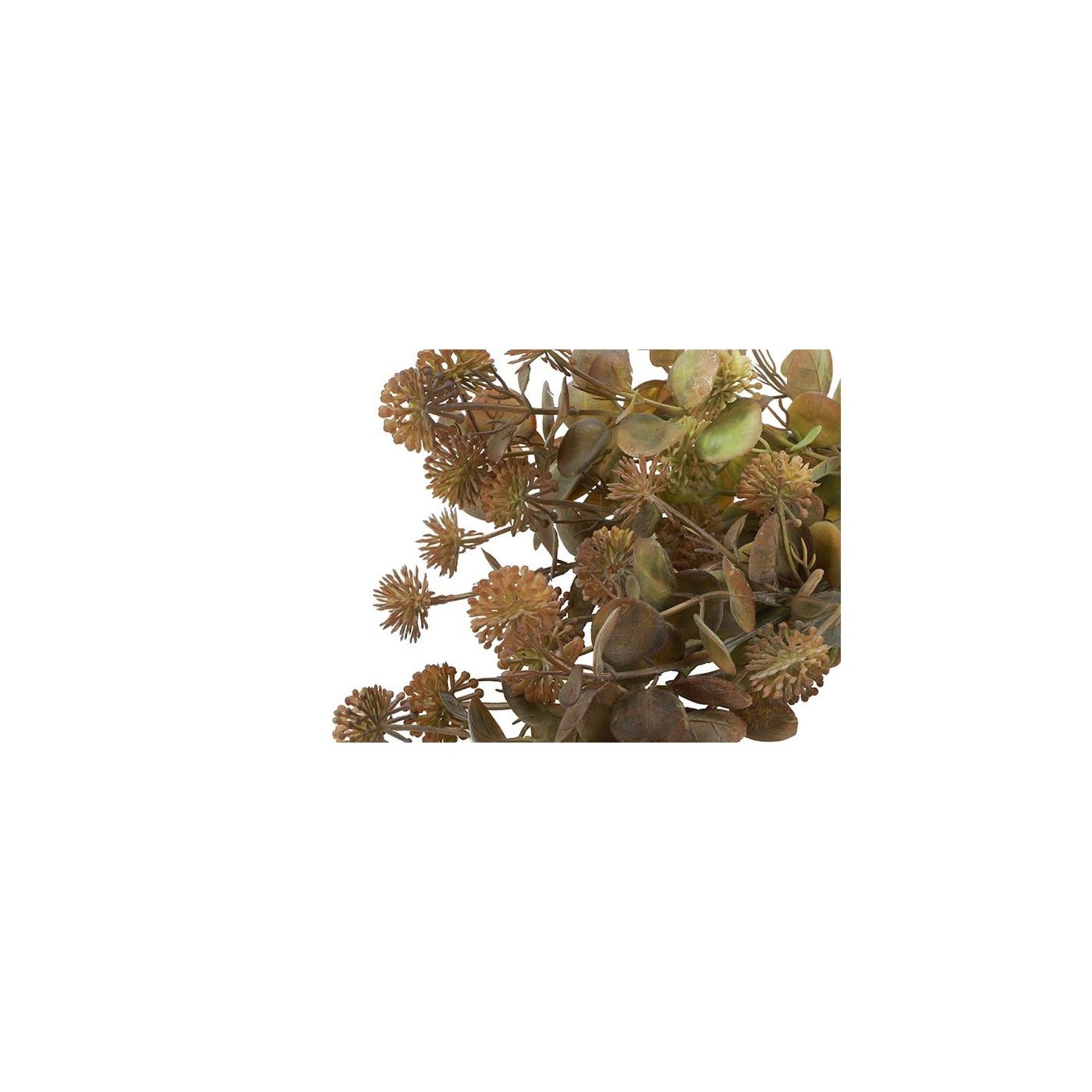Fiore artificiale country field countryfield plug acaena seta marrone chiaro ø12x35cm