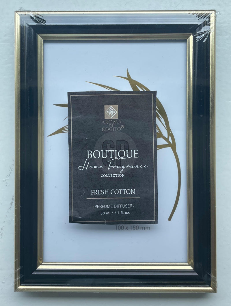 Cornice per foto home styling plastica nero oro 15x20 cm