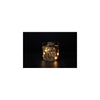 Campo di campagna Campo di campagna Regalo di Natale con 10 luci a LED Pippa metallo dorato ø10x11cm con timer, 2xaa