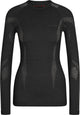 Falke wool-tech longsleeve sneldrogend wol functioneel functioneel shirt met lange mouwen dames zwart - maat m