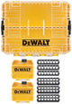 Dewalt serie Toughcase+ - valigetta portautensili - media - coperchio trasparente