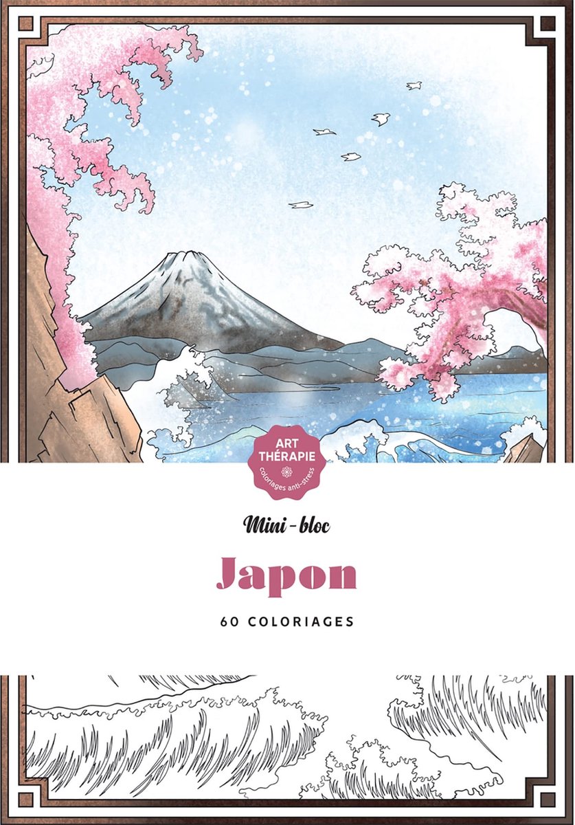 Mini blocco degli eroi Hachette 60 coloriages - arteterapia - libro da colorare per adulti