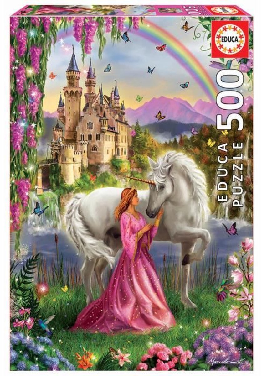 Educa -puzzel - sprookjes en unicorn - 500 stukjes - legpuzzel