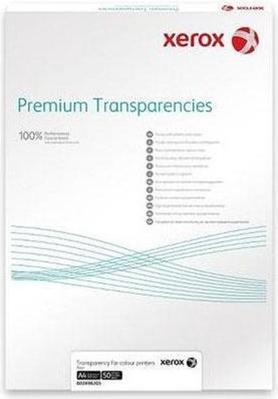 Xerox 003r98205 afdrukfilm folie transparant laser a4 (210×297 mm) 50 vel
