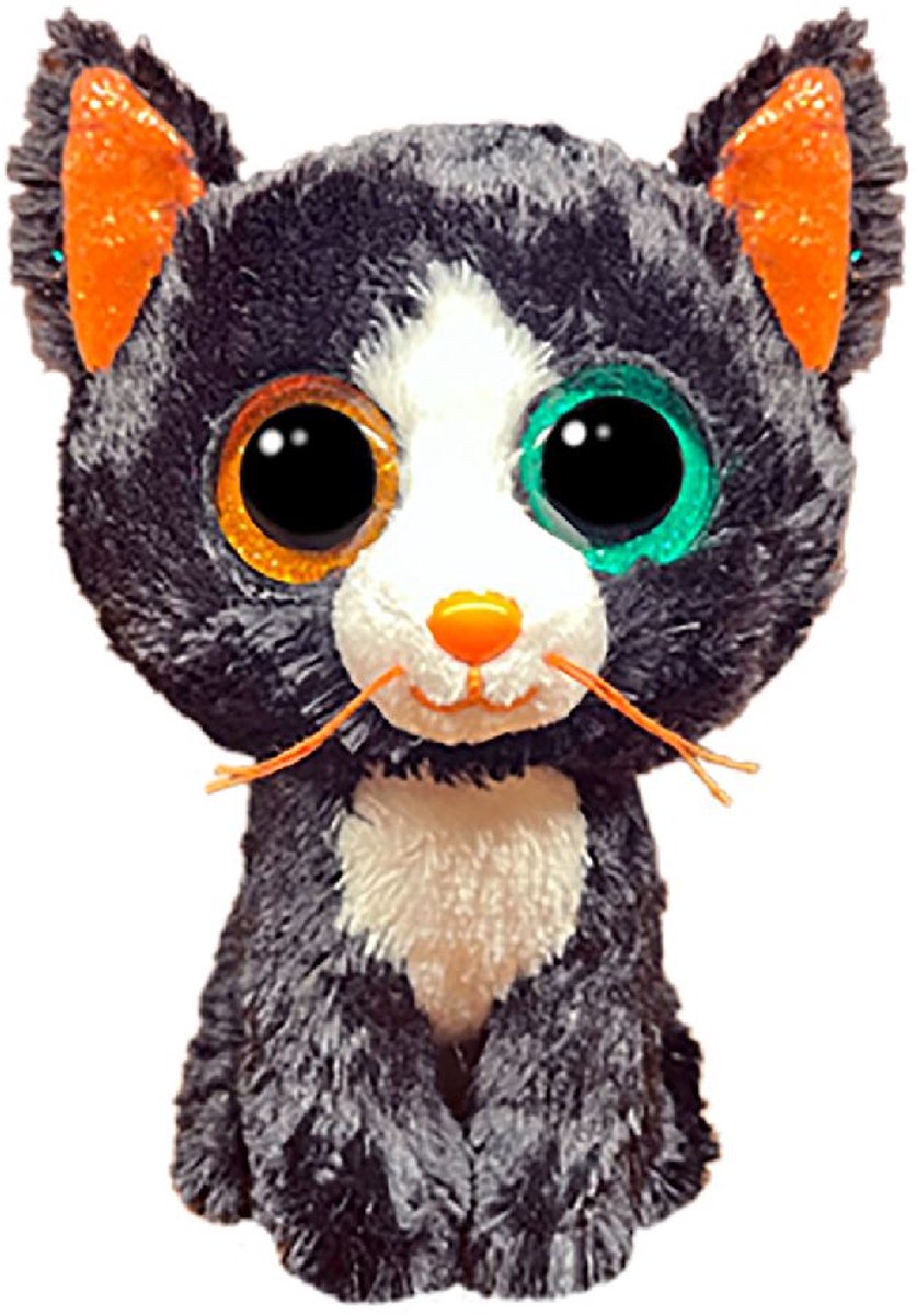 Ty beanie boo peluche gatto luna 15 cm