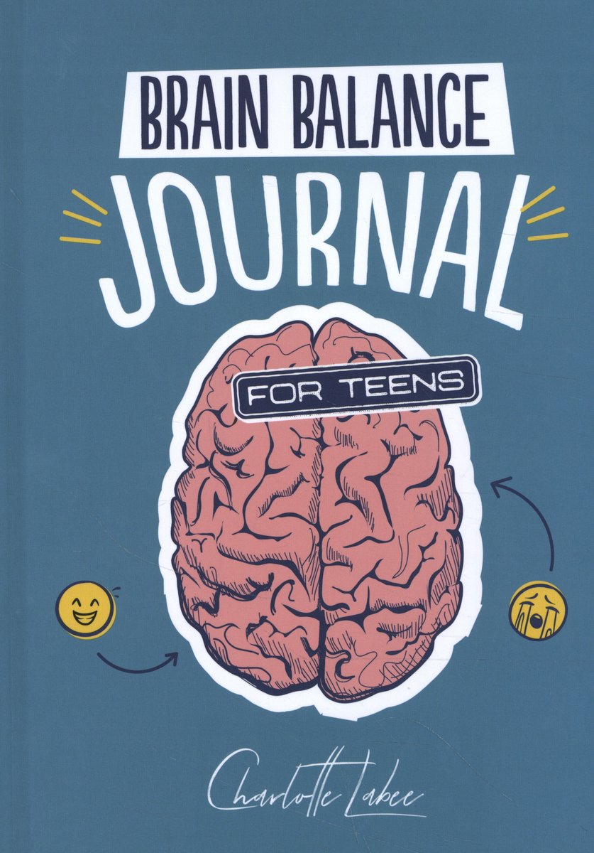 Diario de equilibrio cerebral sin marca sin marca para adolescentes