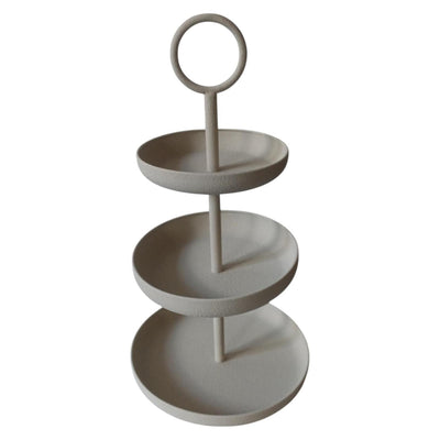 Mansión atmósfera etagere 3 capas blanco 30x30x56,5cm