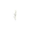 Campo campestre flor artificial prunus avium crema seda h110cm