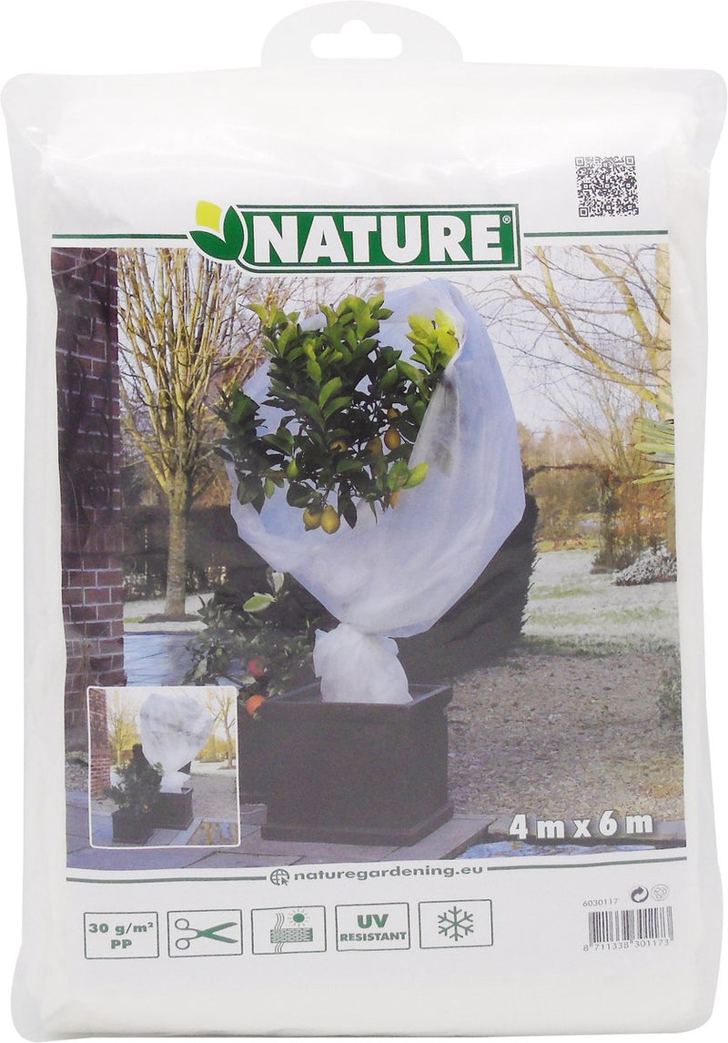 Nature Nature Winter Cover 30 g m² 4x6 m bianco