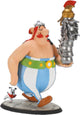 Plastoy estatua astérix obelix pila de cascos y estatua dogmatix 21 cm