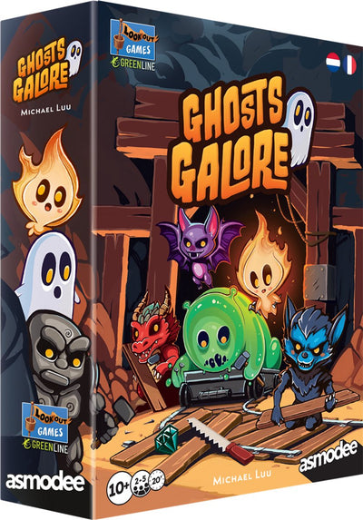 Asmodee board game ghosts galore strategic family game cardboard.