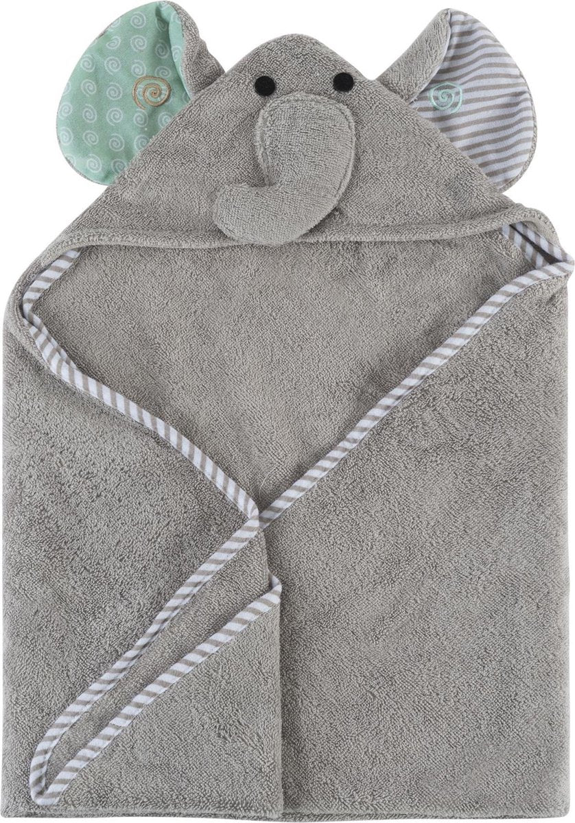 Capa de baño para bebé Zoocchini - 100% algodón - elli el elefante