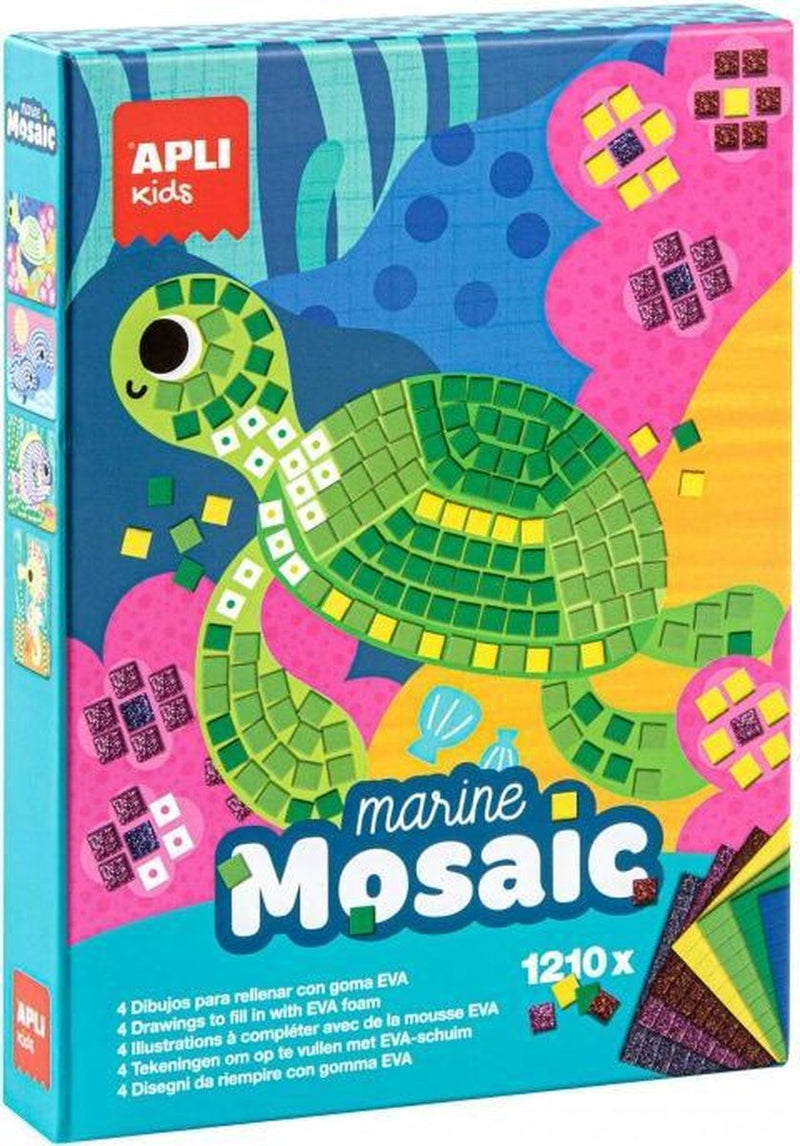 Apli bambini mosaico in schiuma eva animali dell'oceano