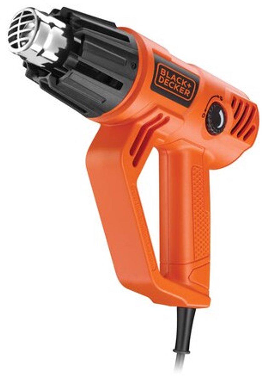 Black+decker black decker kx2001-qs pistola de aire caliente 500 l min 600 °c 2000 w negro, rojo