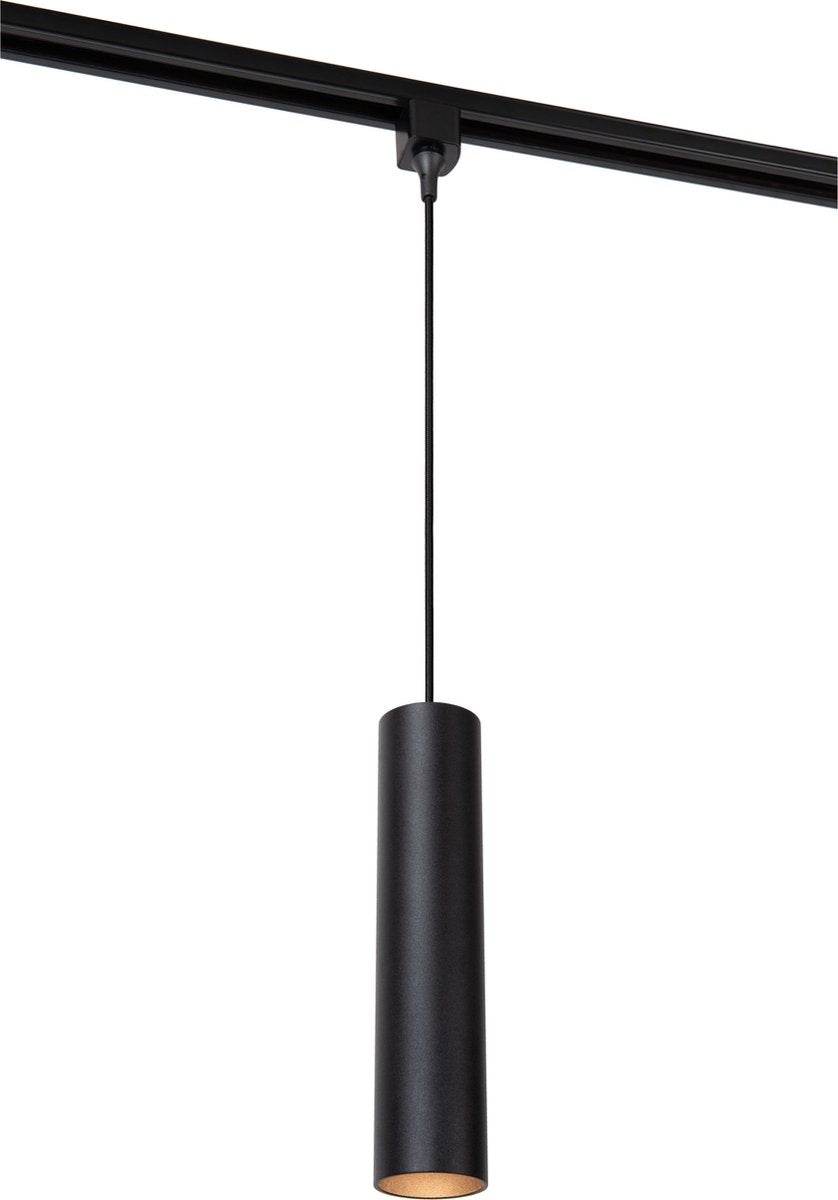 Lucide track floris lampada a sospensione - illuminazione a binario monofase - 1xgu10 - nero (estensione)