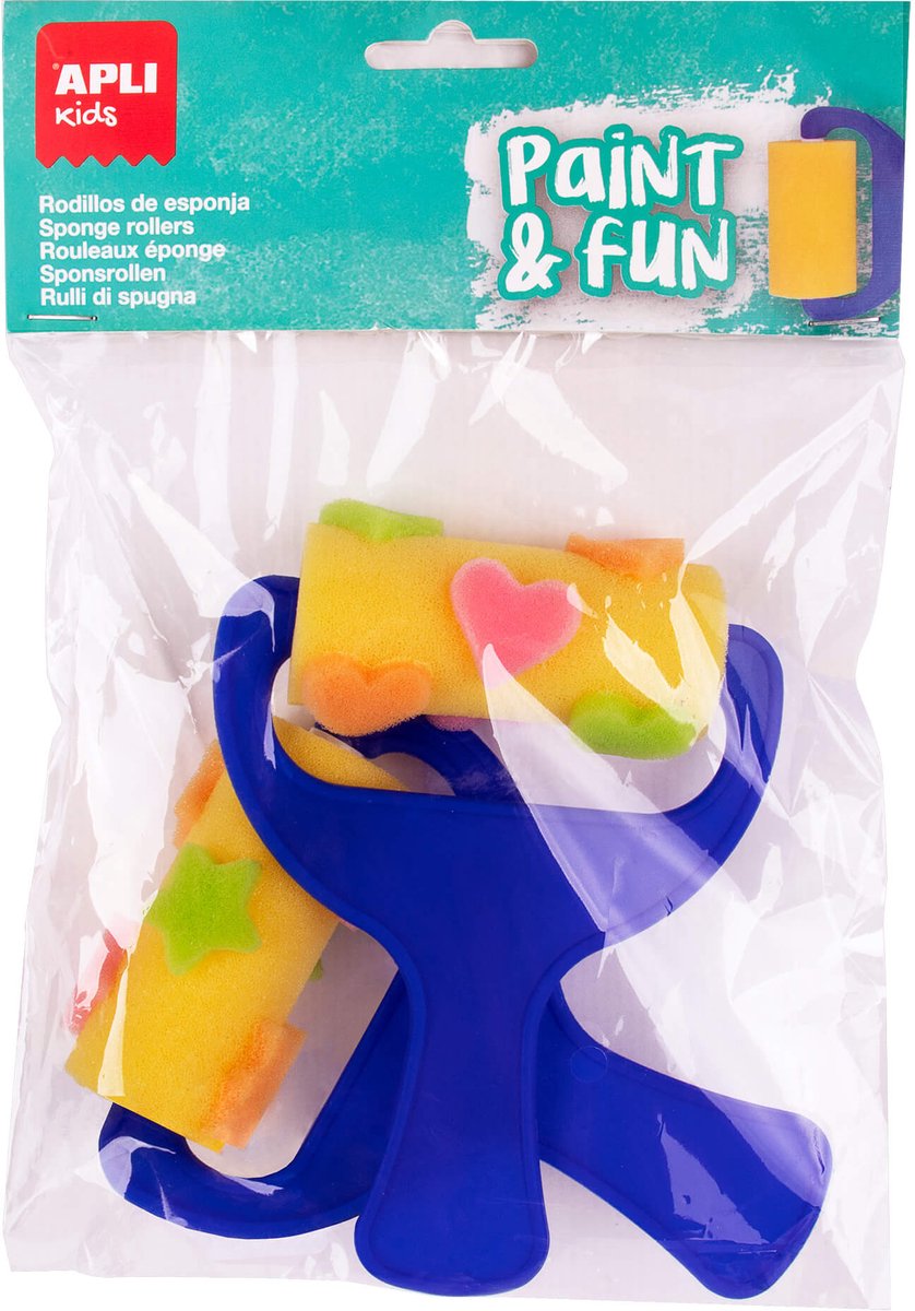 Apli kids sponsrollen - creatieve schilderaccessoires voor kinderen.