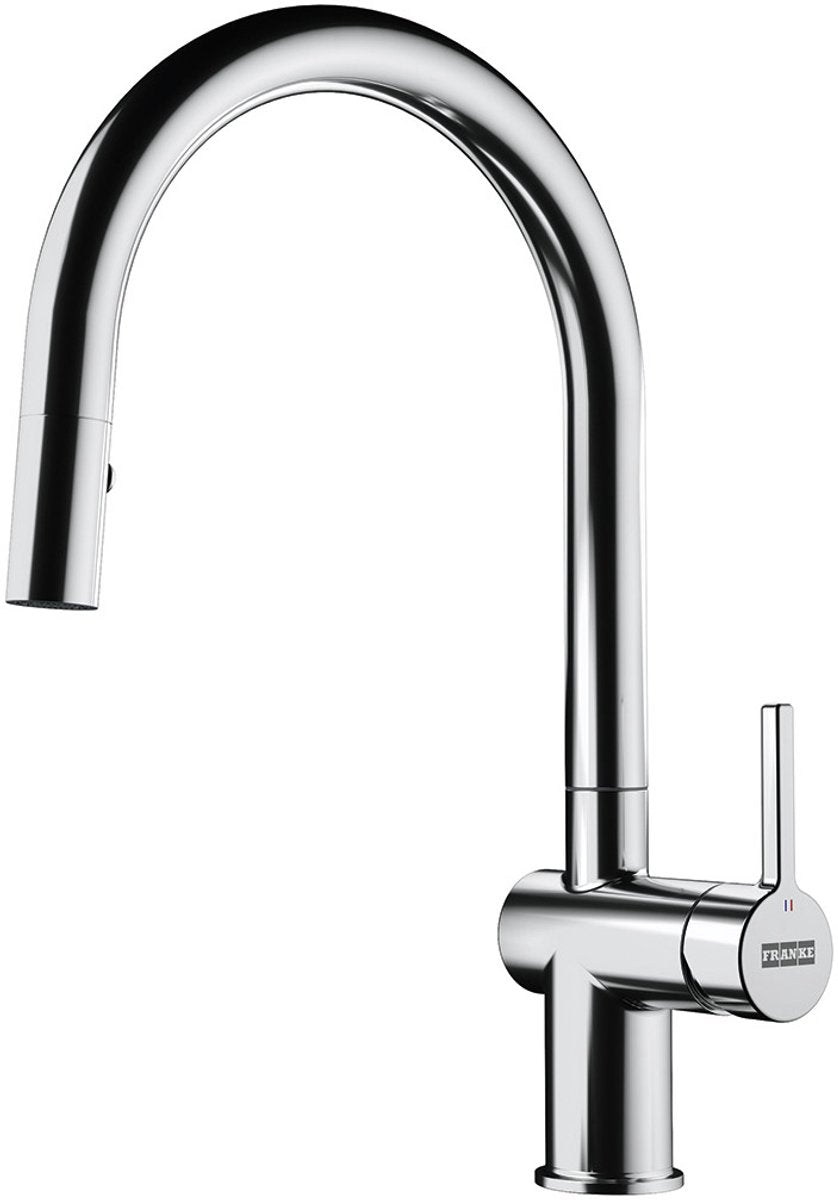 Franke active - rubinetto cucina fn 4090.031, con doccetta estraibile, cromo 115.0653.401
