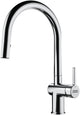Franke active - rubinetto cucina fn 4090.031, con doccetta estraibile, cromo 115.0653.401