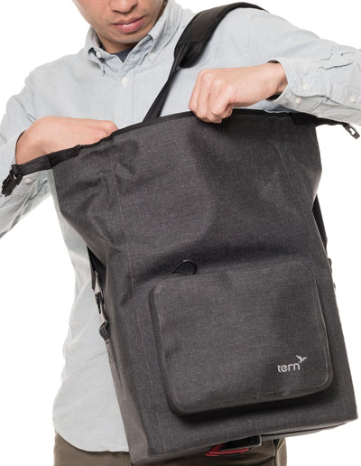 Sacca di tronco stern sacca per merce asciutta tweed nero
