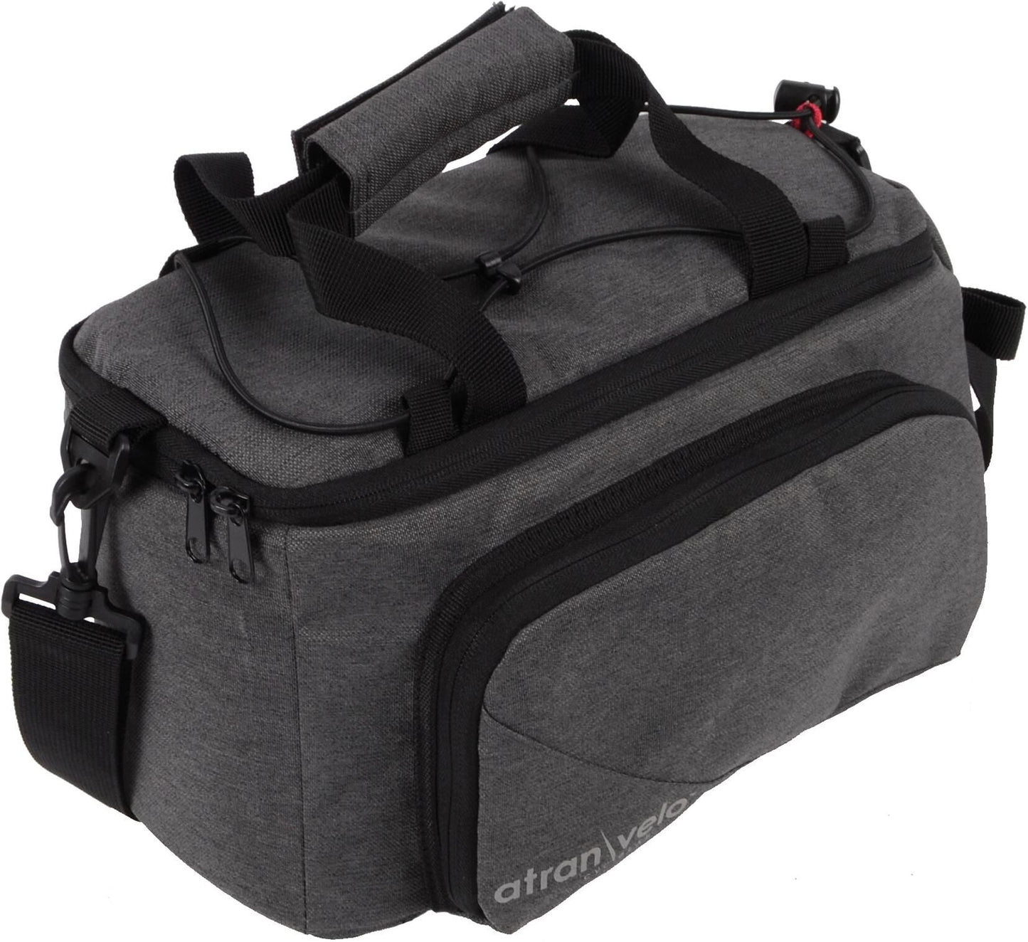 Atranvelo gepäckträgertasche zap avs trunk bag at.velo zap avs grey black