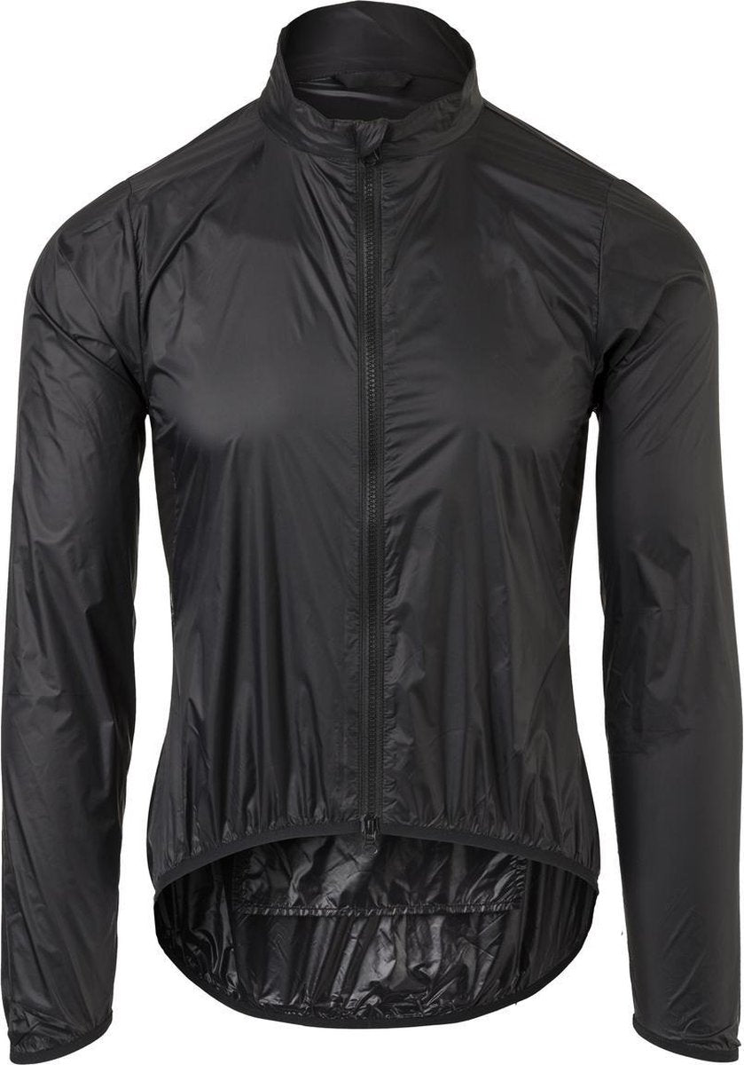 Agu wind fietsjack ii essential heren - zwart - xxl - winddicht - two-way rits