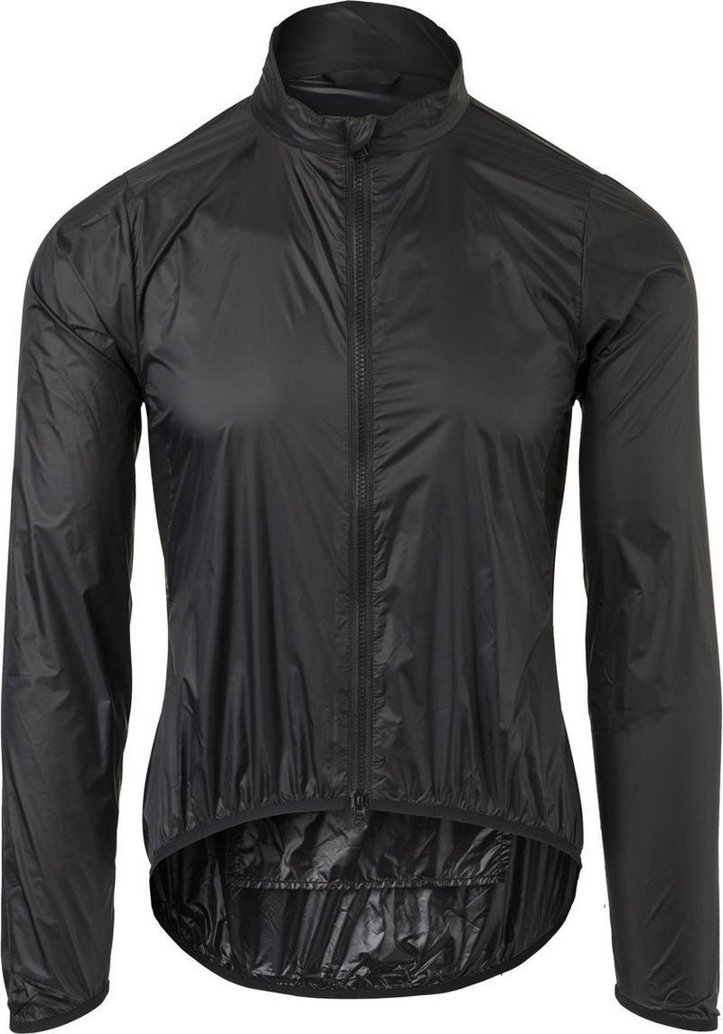 Agu wind fietsjack ii essential heren - zwart - xxl - winddicht - two-way rits